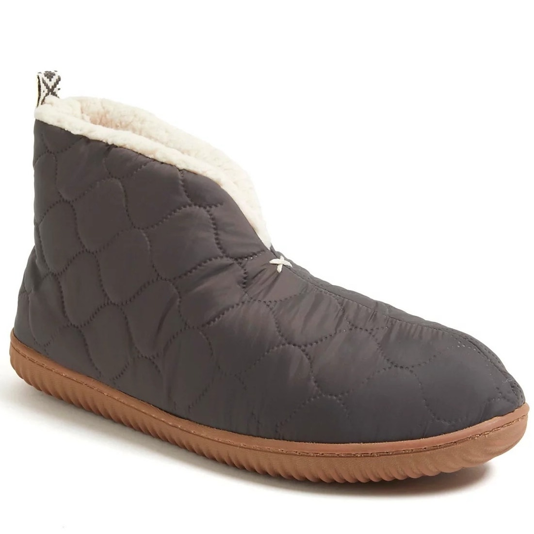 Dearfoams Men's Warm Up Bootie House Shoe Boot Slippers Size L (11/12)
